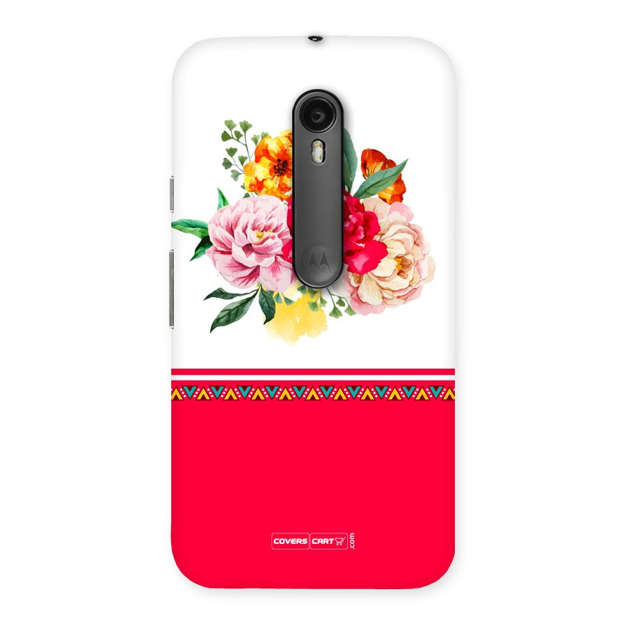Flower Fusion Back Case for Moto G Turbo