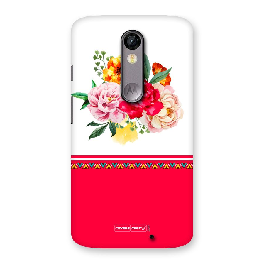 Flower Fusion Back Case for Moto X Force