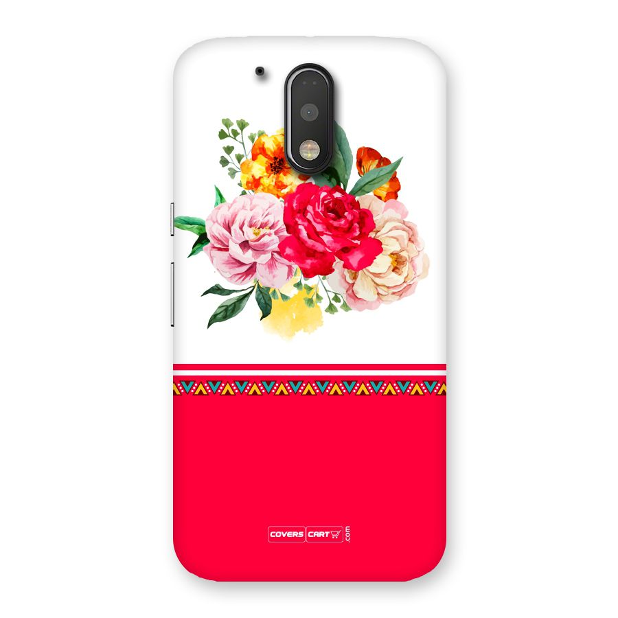 Flower Fusion Back Case for Motorola Moto G4 Plus