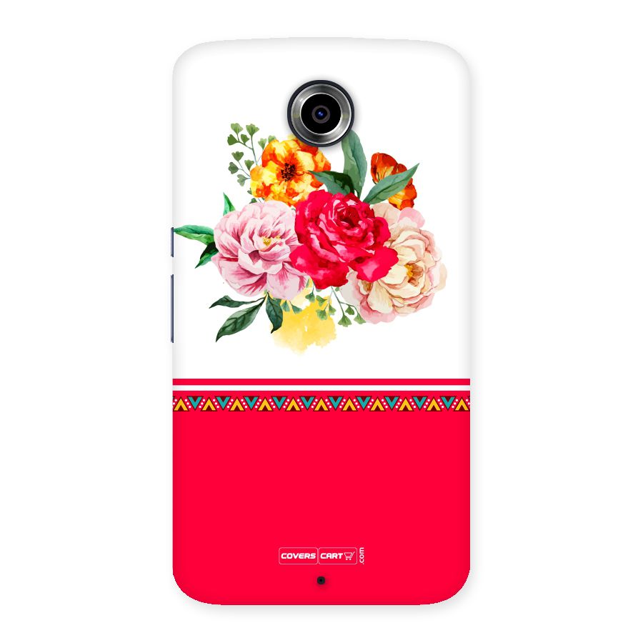 Flower Fusion Back Case for Nexsus 6