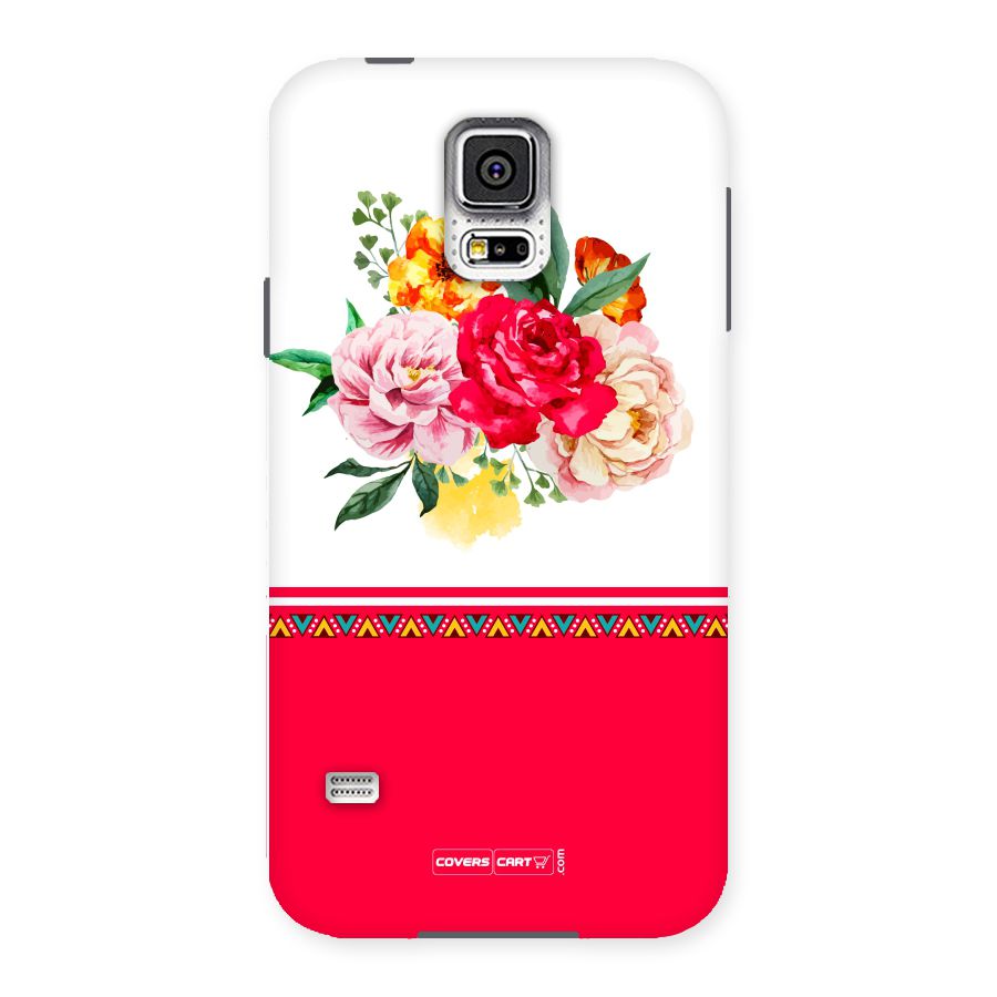 Flower Fusion Back Case for Samsung Galaxy S5