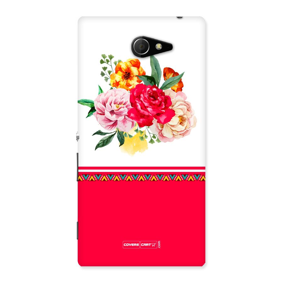 Flower Fusion Back Case for Sony Xperia M2