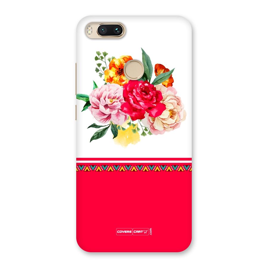 Flower Fusion Back Case for Mi A1
