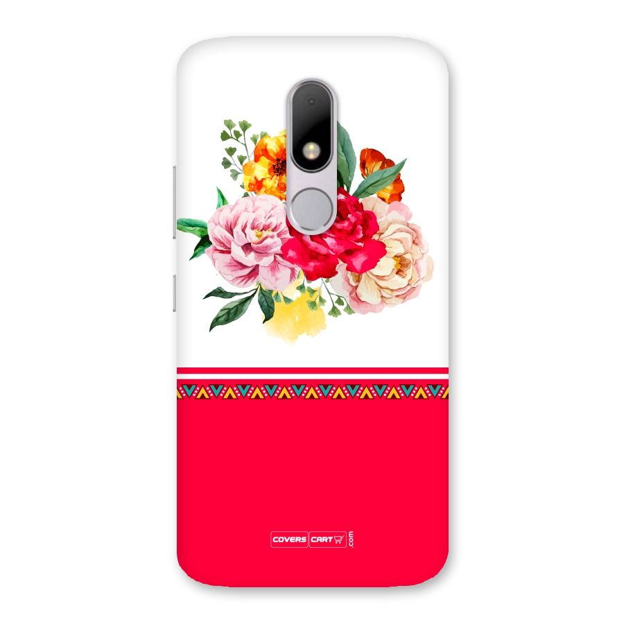 Flower Fusion Back Case for Moto M