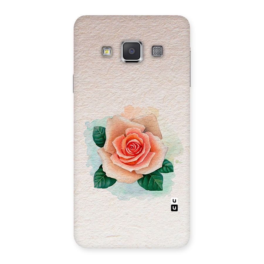Flower Water Art Back Case for Galaxy A3