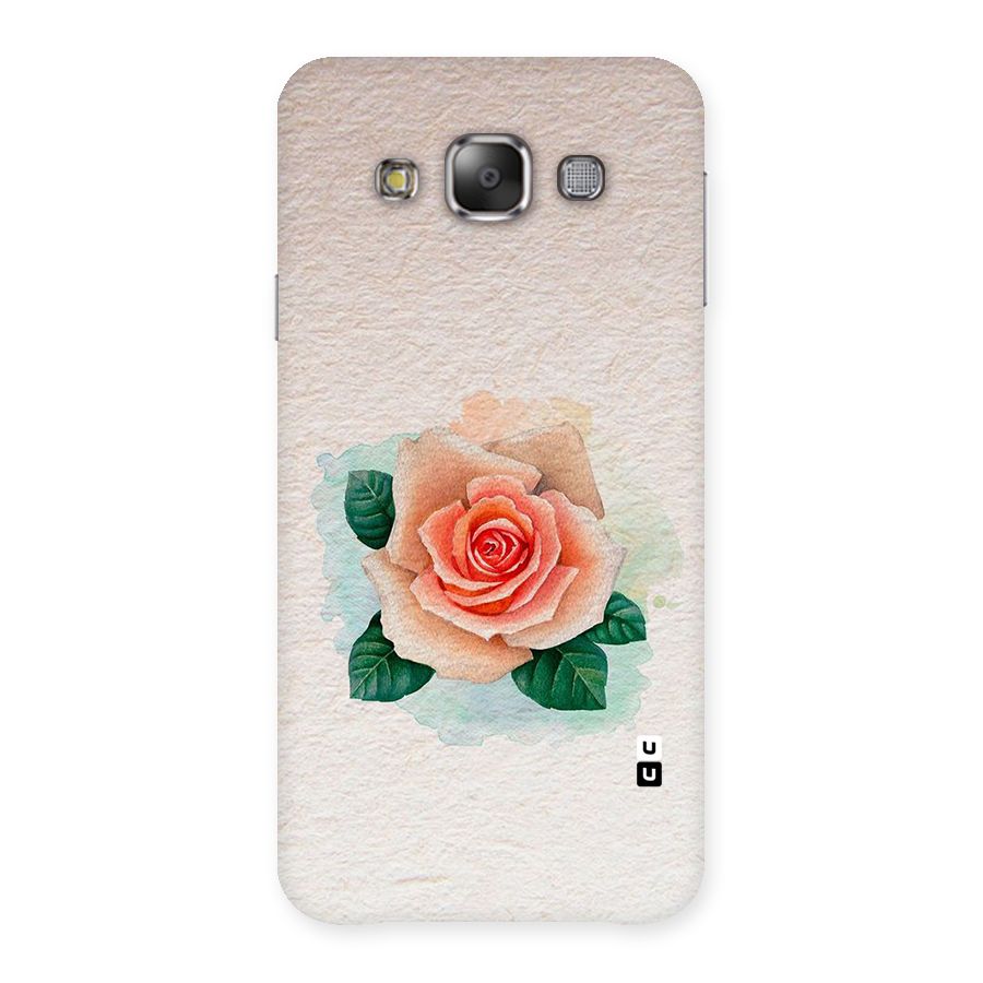 Flower Water Art Back Case for Galaxy E7
