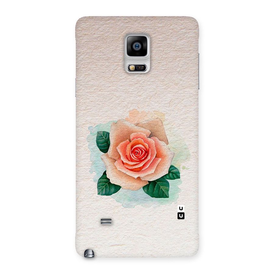 Flower Water Art Back Case for Galaxy Note 4