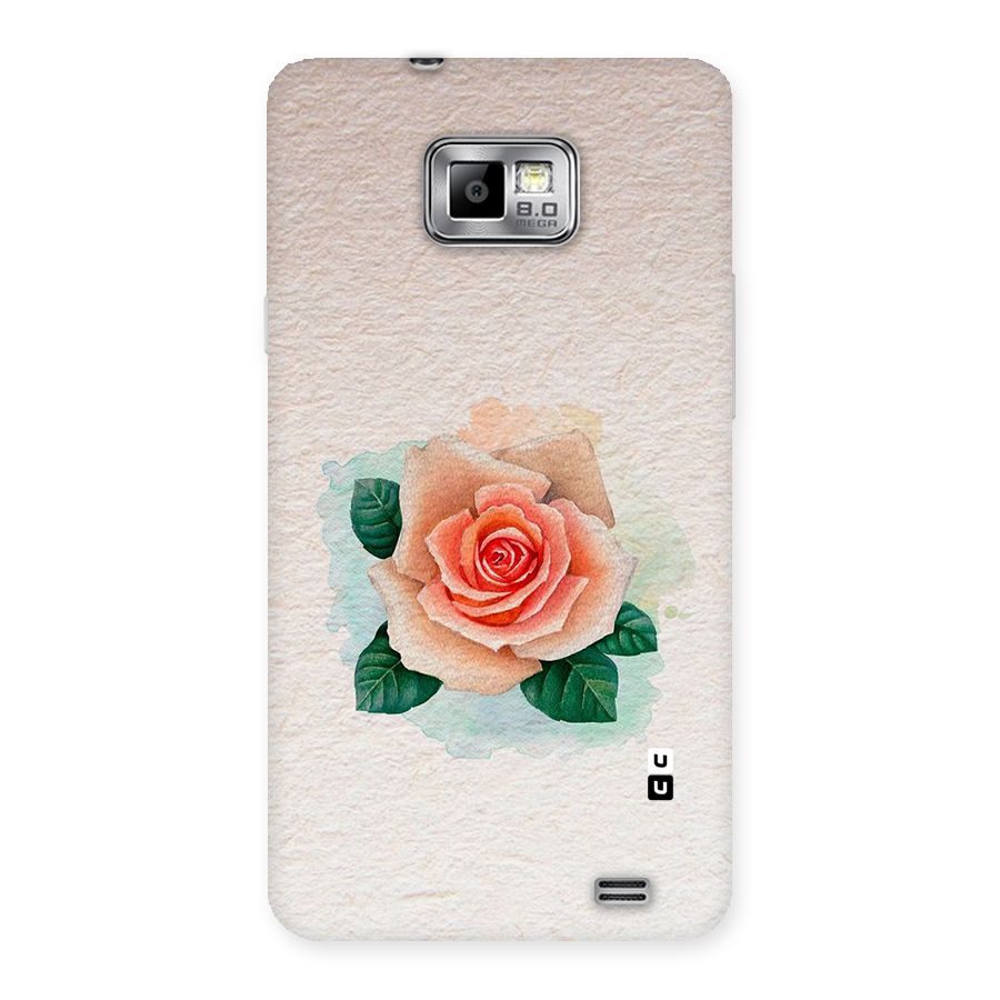 Flower Water Art Back Case for Galaxy S2