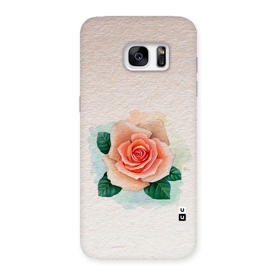 Flower Water Art Back Case for Galaxy S7 Edge
