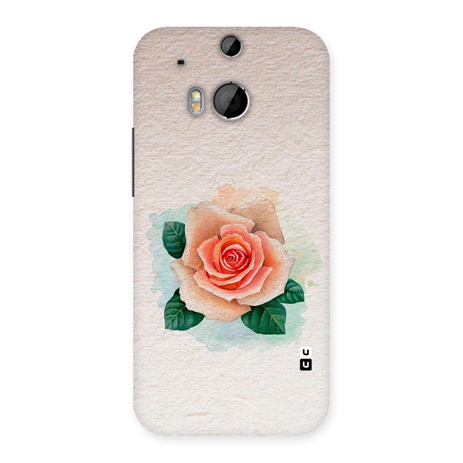 Flower Water Art Back Case for HTC One M8