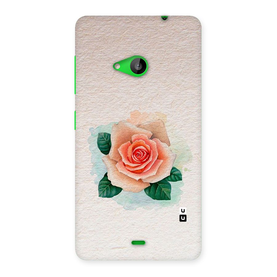 Flower Water Art Back Case for Lumia 535