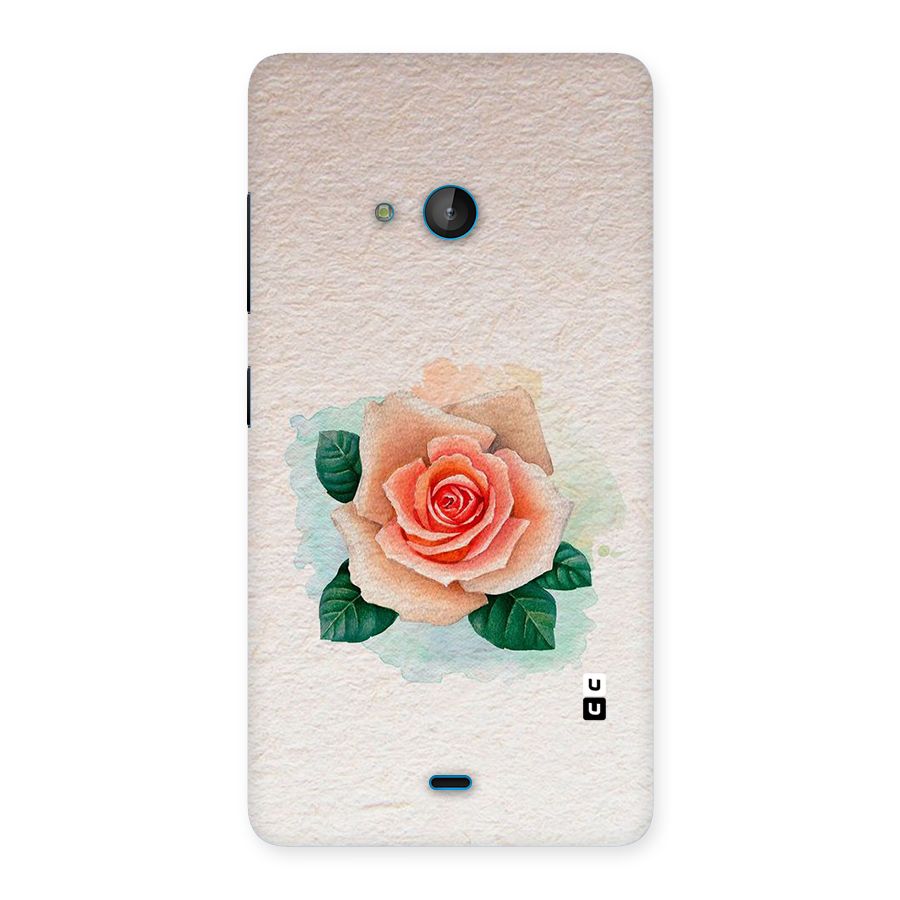 Flower Water Art Back Case for Lumia 540