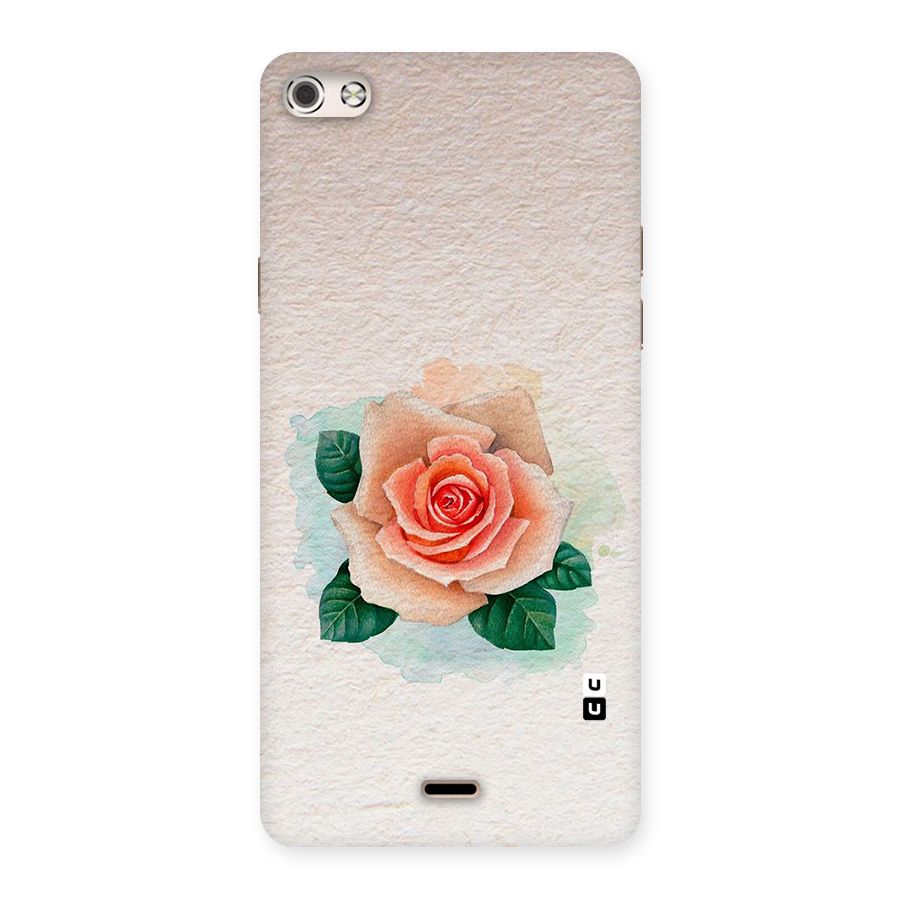 Flower Water Art Back Case for Micromax Canvas Silver 5