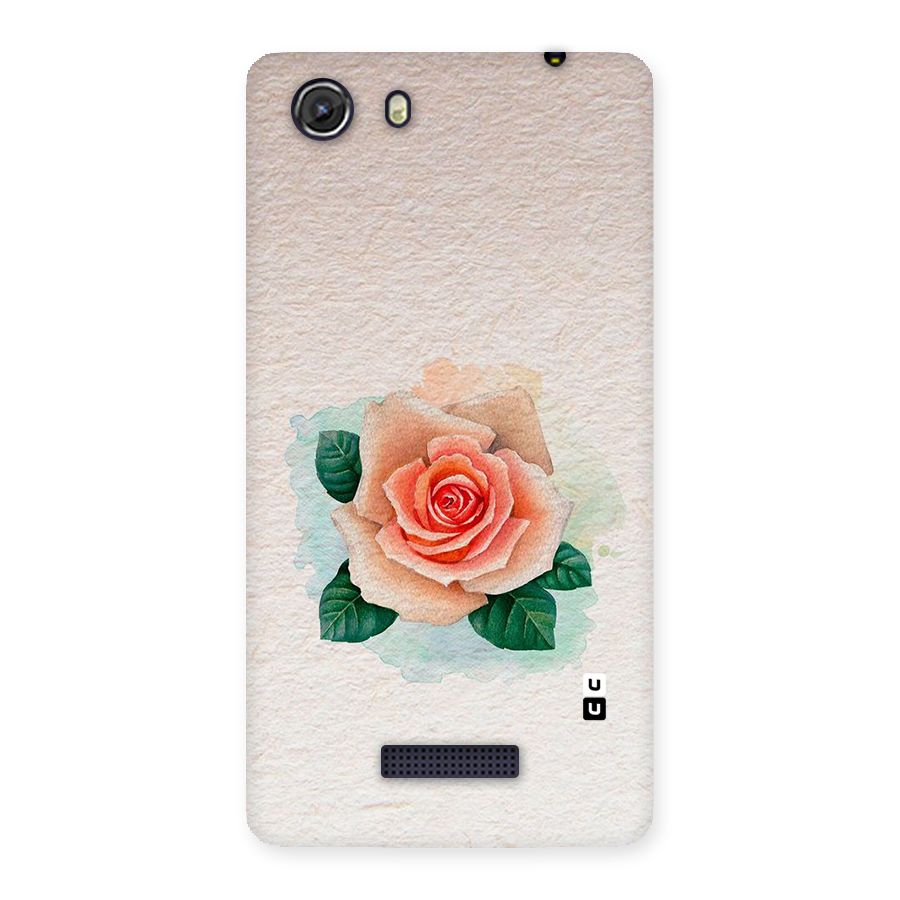 Flower Water Art Back Case for Micromax Unite 3
