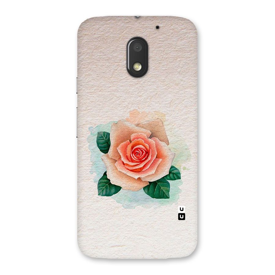 Flower Water Art Back Case for Moto E3 Power