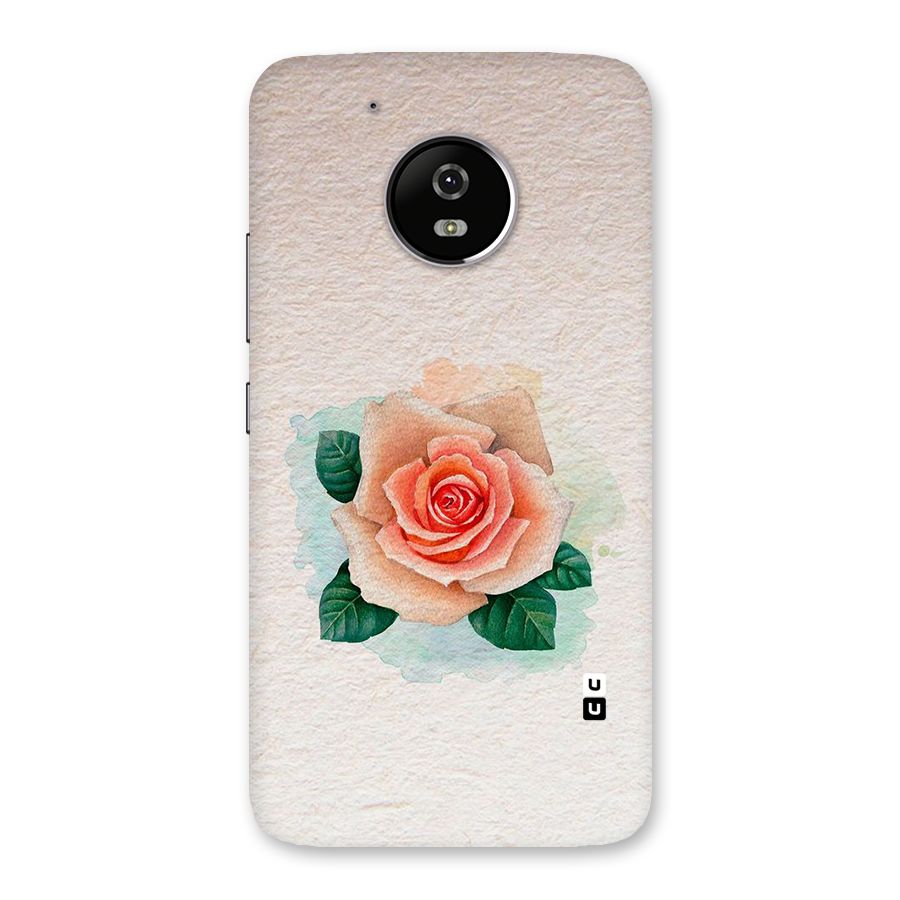 Flower Water Art Back Case for Moto G5