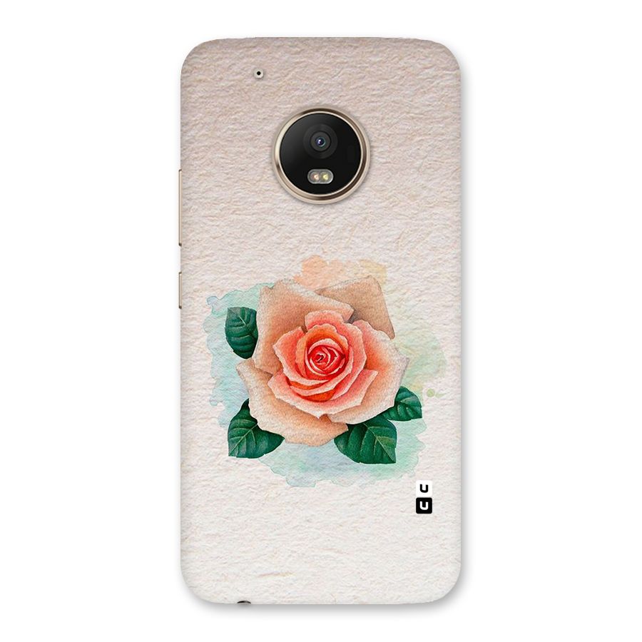 Flower Water Art Back Case for Moto G5 Plus