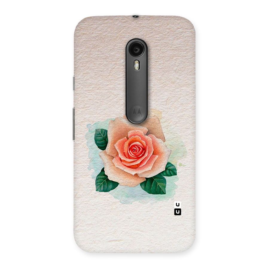 Flower Water Art Back Case for Moto G Turbo