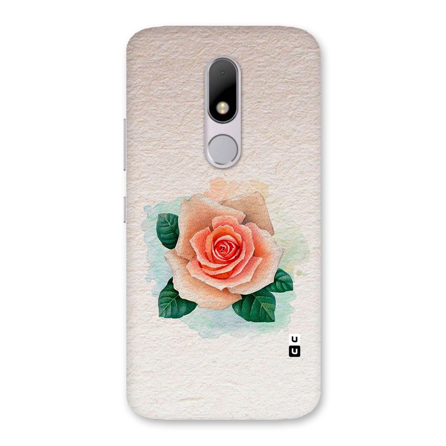 Flower Water Art Back Case for Moto M