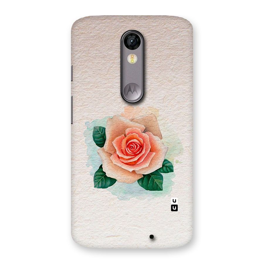 Flower Water Art Back Case for Moto X Force