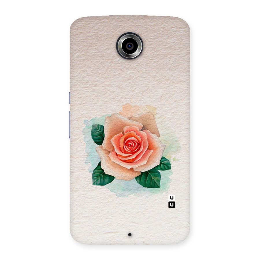 Flower Water Art Back Case for Nexsus 6