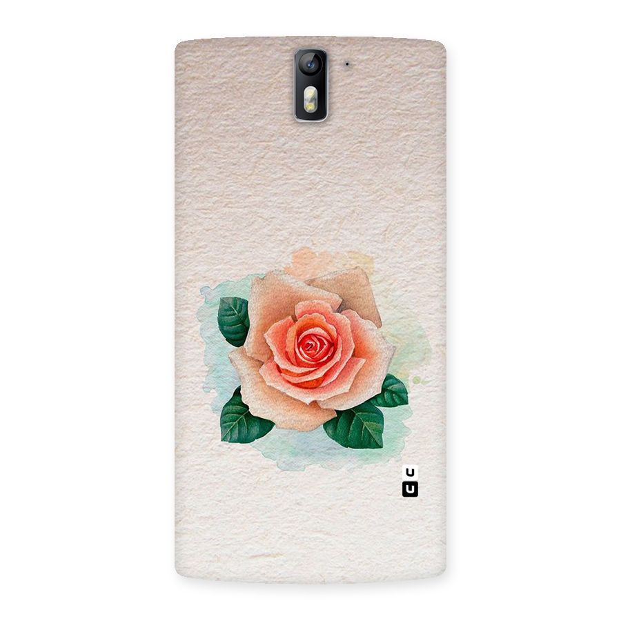 Flower Water Art Back Case for One Plus One