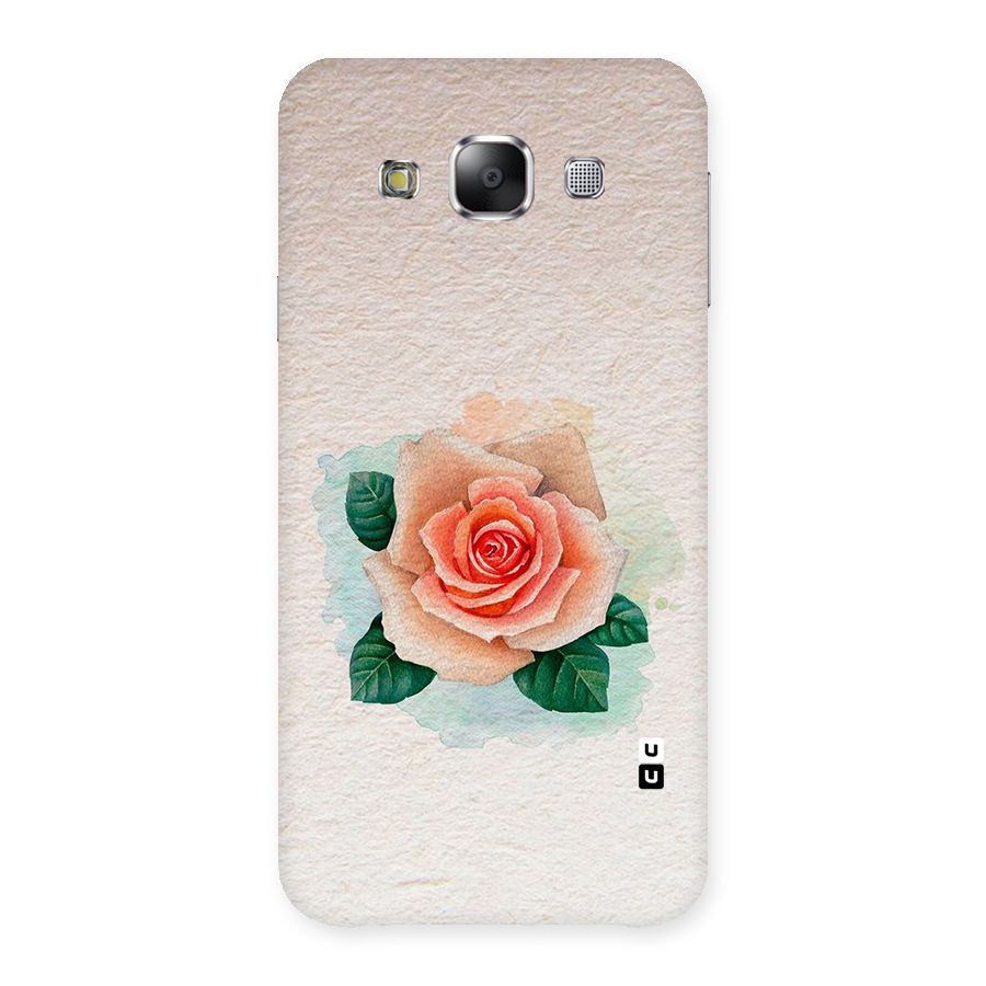Flower Water Art Back Case for Samsung Galaxy E5
