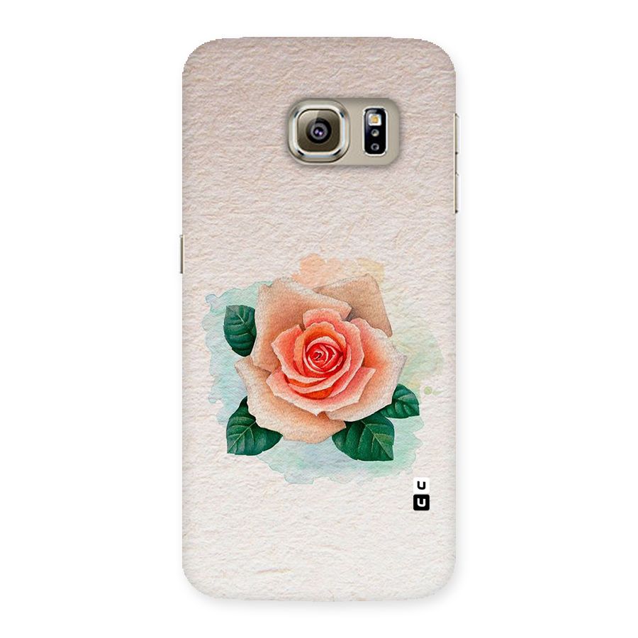 Flower Water Art Back Case for Samsung Galaxy S6 Edge