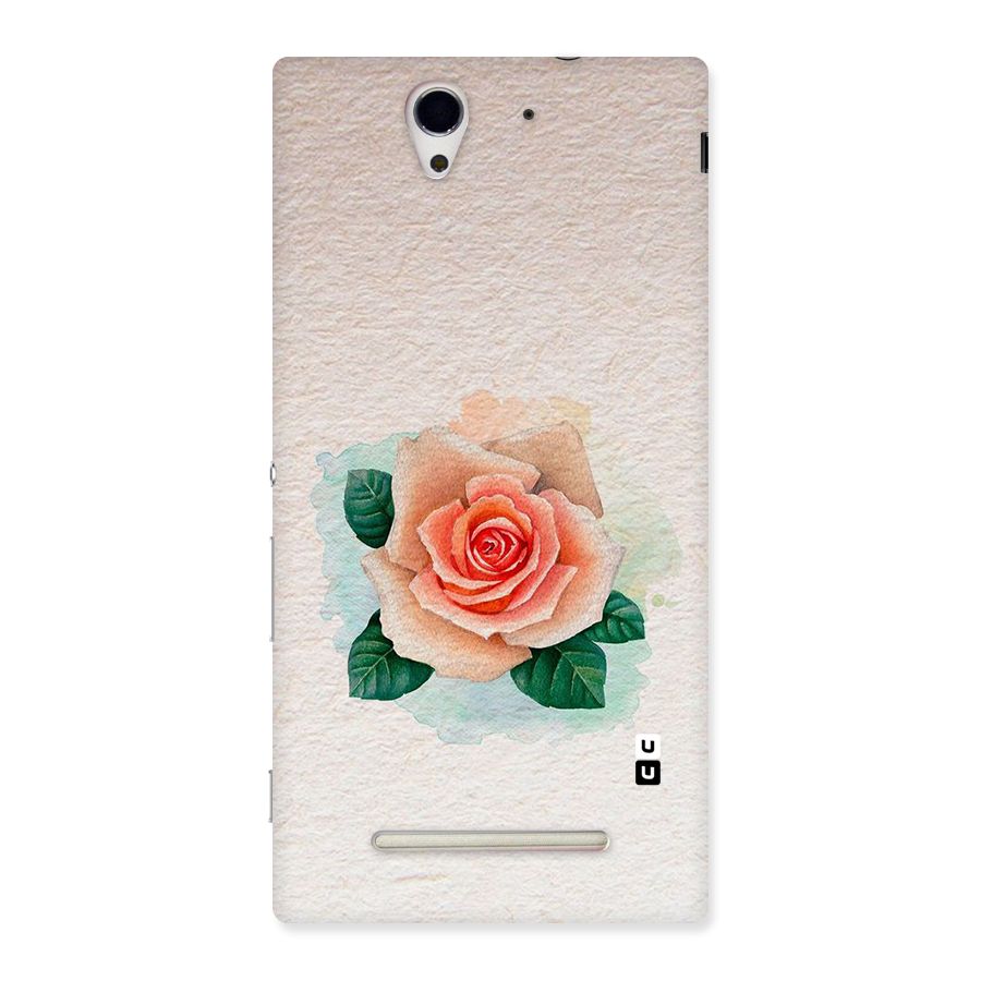 Flower Water Art Back Case for Sony Xperia C3