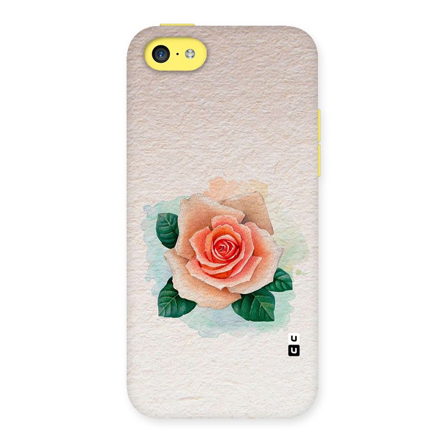 Flower Water Art Back Case for iPhone 5C