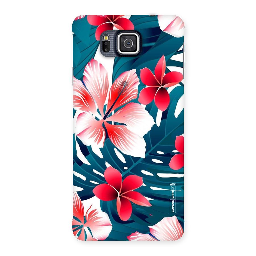 Flower design Back Case for Galaxy Alpha