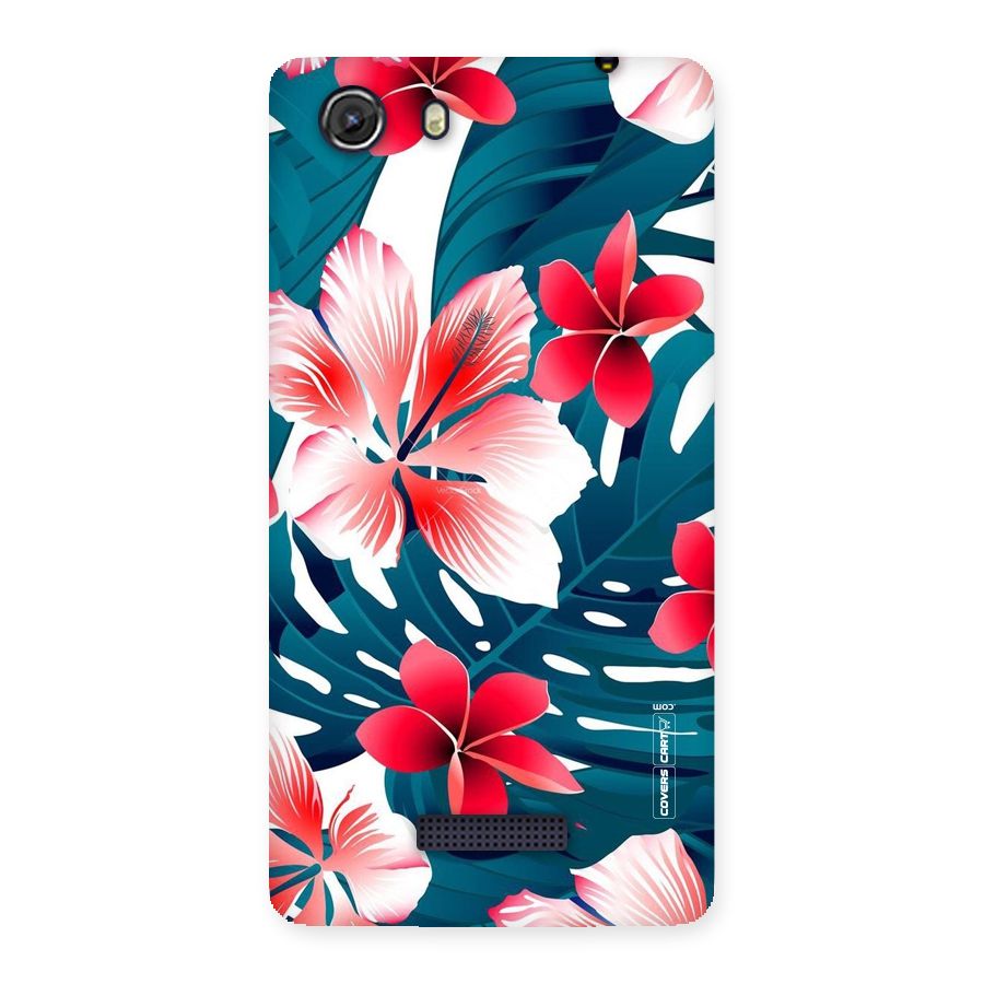 Flower design Back Case for Micromax Unite 3