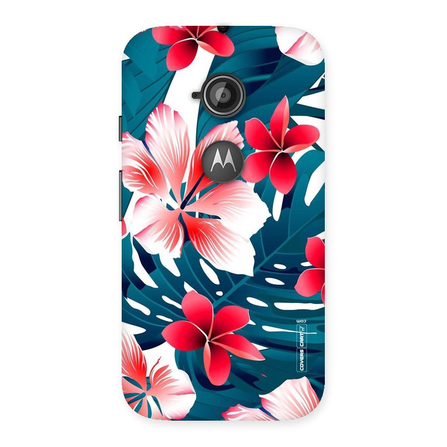 Flower design Back Case for Moto E 2nd Gen