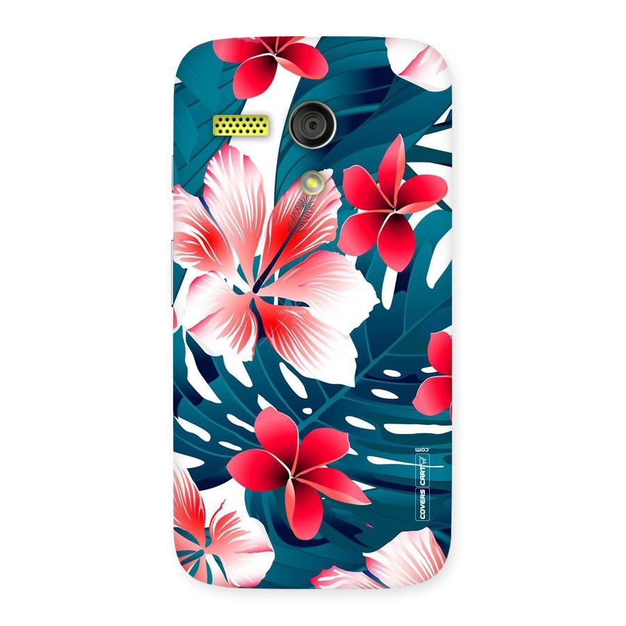 Flower design Back Case for Moto G
