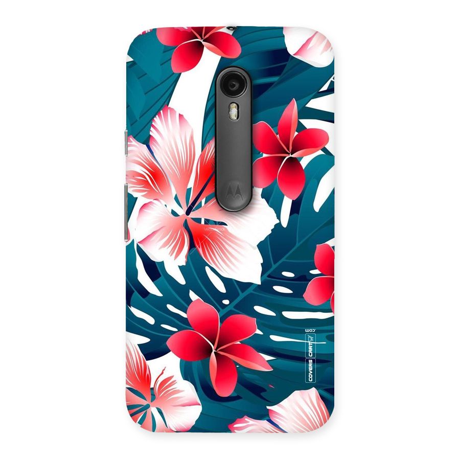 Flower design Back Case for Moto G Turbo