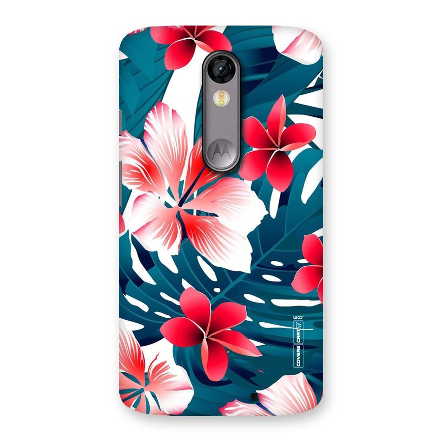 Flower design Back Case for Moto X Force