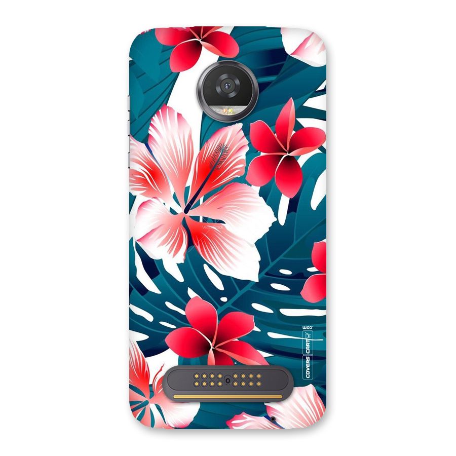 Flower design Back Case for Moto Z2 Play