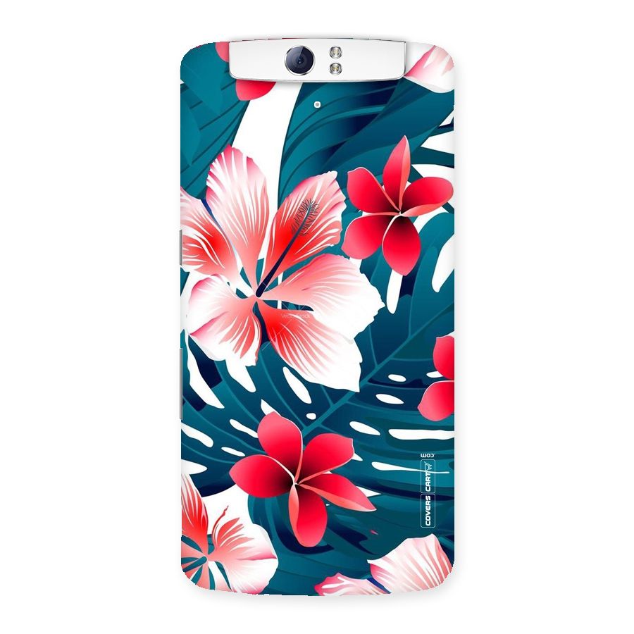 Flower design Back Case for Oppo N1