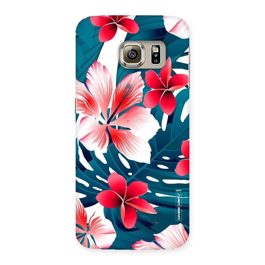 Flower design Back Case for Samsung Galaxy S6 Edge