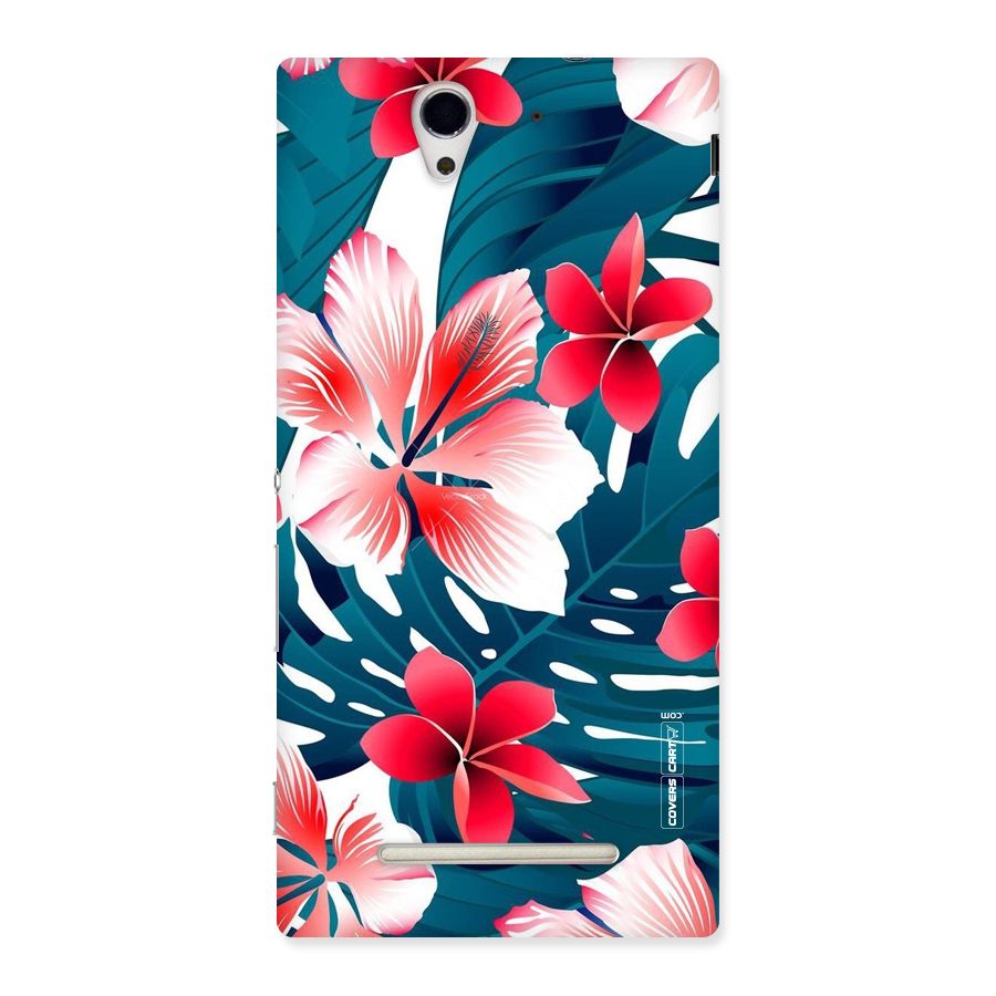 Flower design Back Case for Sony Xperia C3