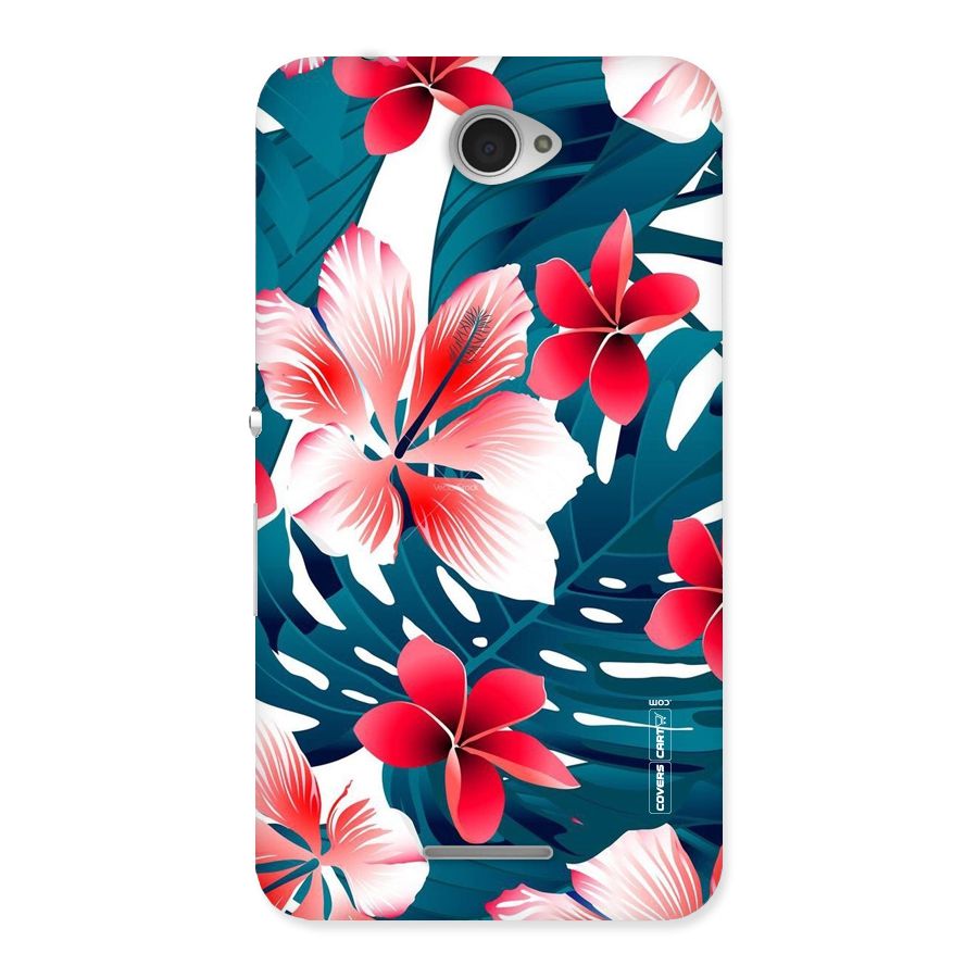 Flower design Back Case for Sony Xperia E4