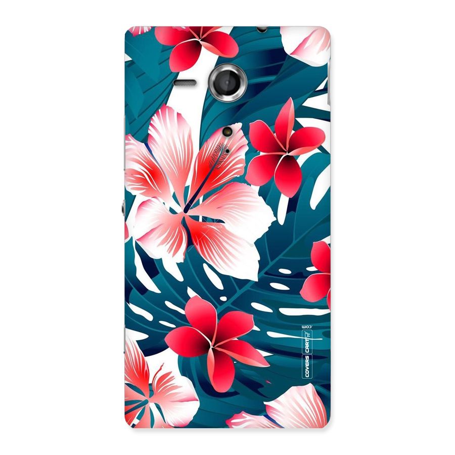 Flower design Back Case for Sony Xperia SP