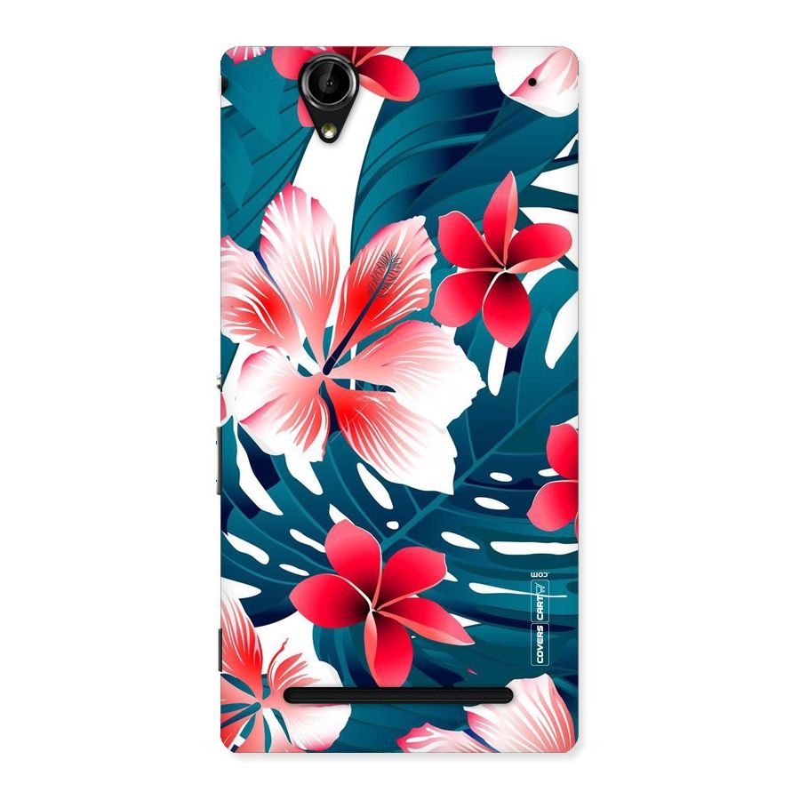 Flower design Back Case for Sony Xperia T2