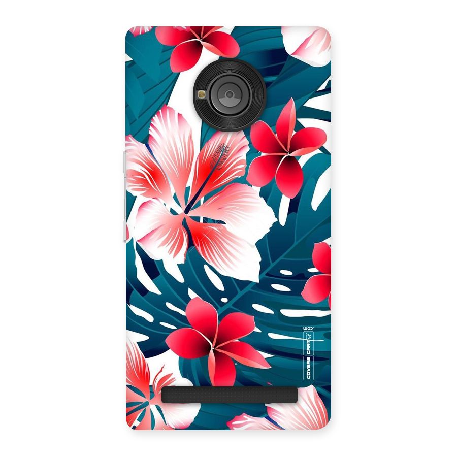 Flower design Back Case for Yu Yuphoria