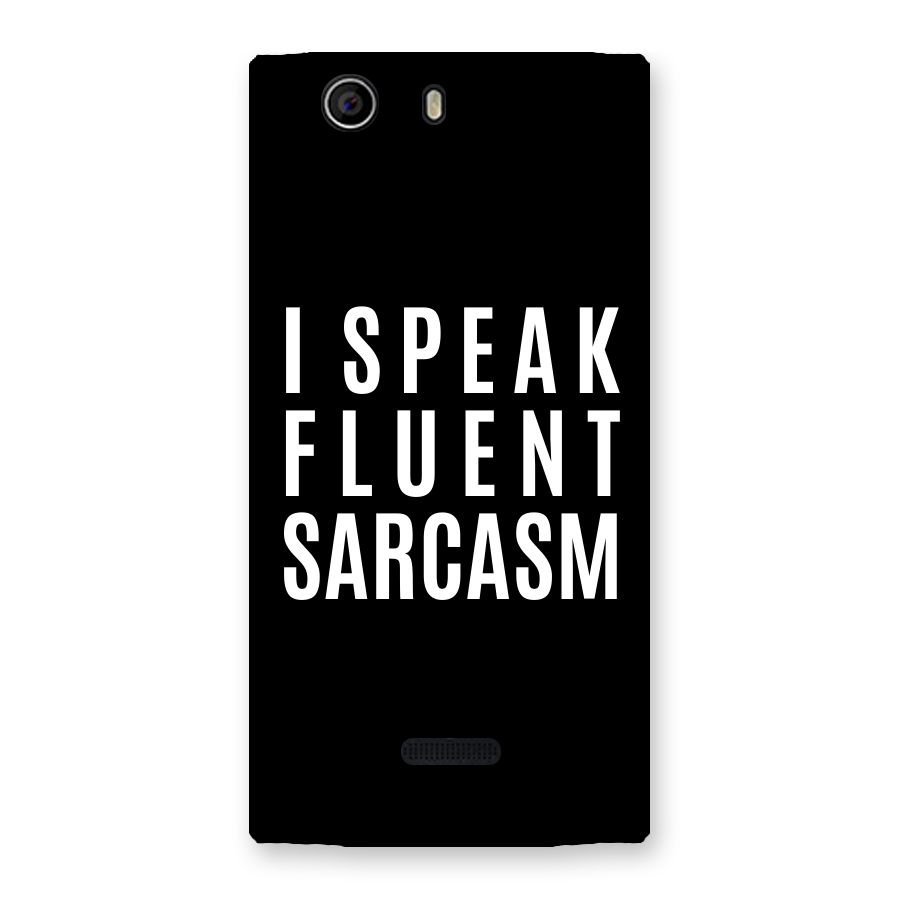 Fluent Sarcasm Back Case for Canvas Nitro 2 E311