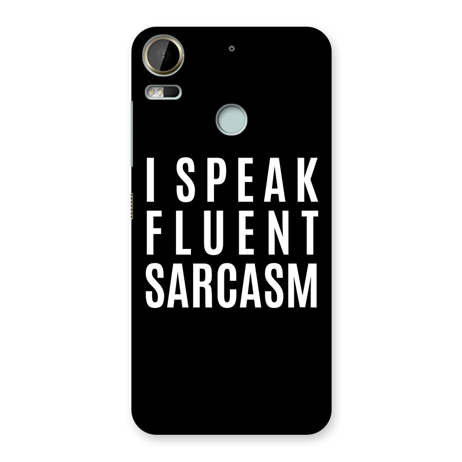 Fluent Sarcasm Back Case for Desire 10 Pro