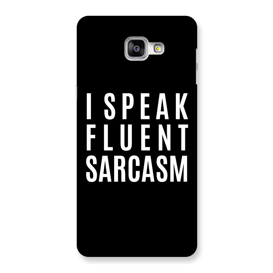 Fluent Sarcasm Back Case for Galaxy A9