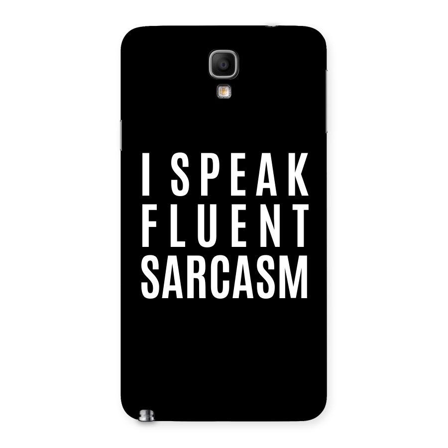 Fluent Sarcasm Back Case for Galaxy Note 3 Neo