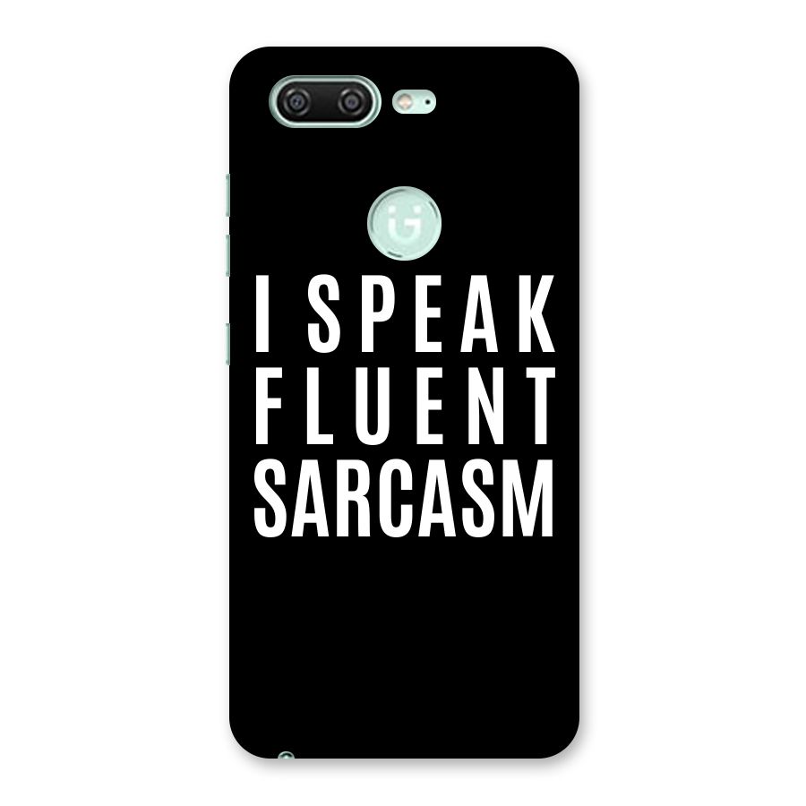 Fluent Sarcasm Back Case for Gionee S10