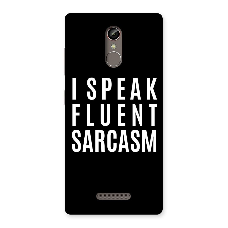Fluent Sarcasm Back Case for Gionee S6s